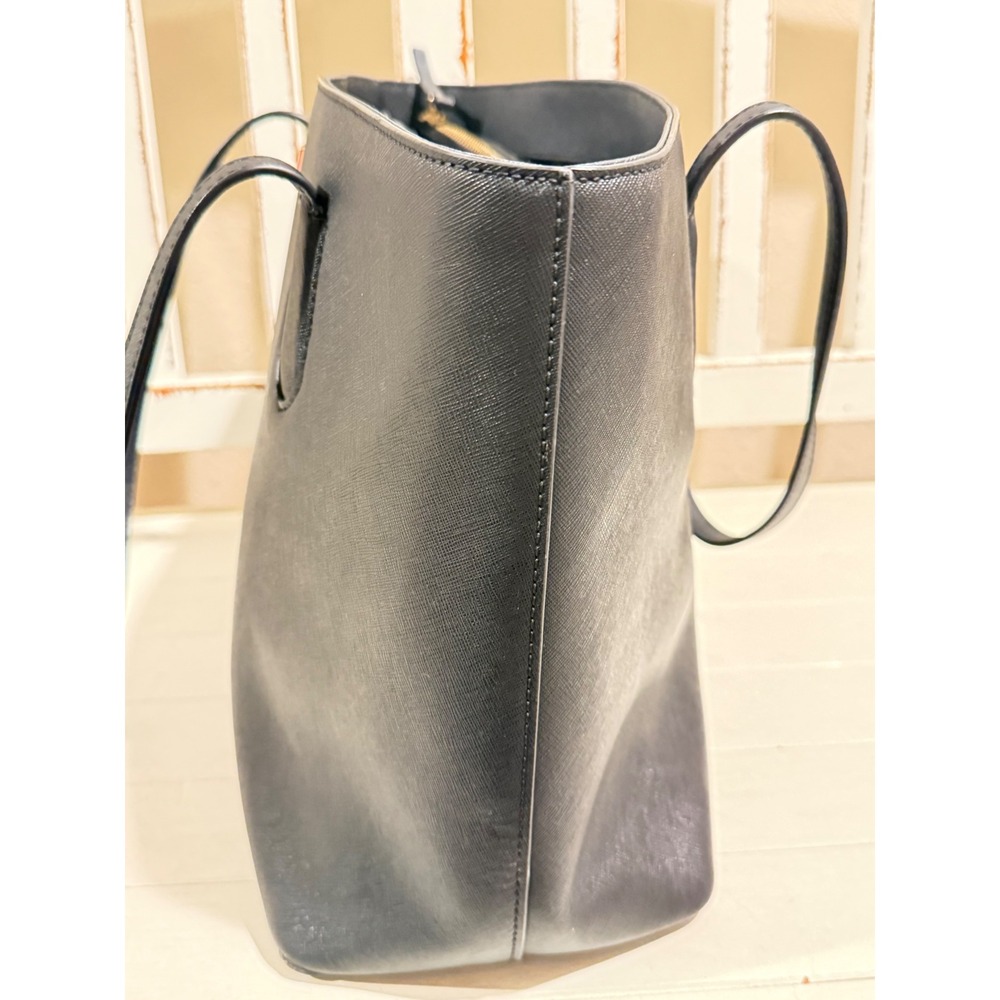 Kate Spade New‎ York Black Saffiano Leather Tote Bag Gold Tone Logo PXRU4545 - Picture 11 of 15
